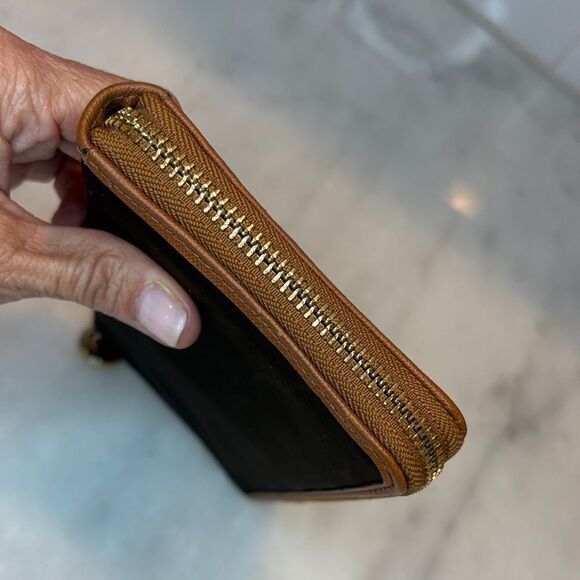 Michael Kors Nylon Leather Full Zip Continental Wallet - Picture 9 of 15